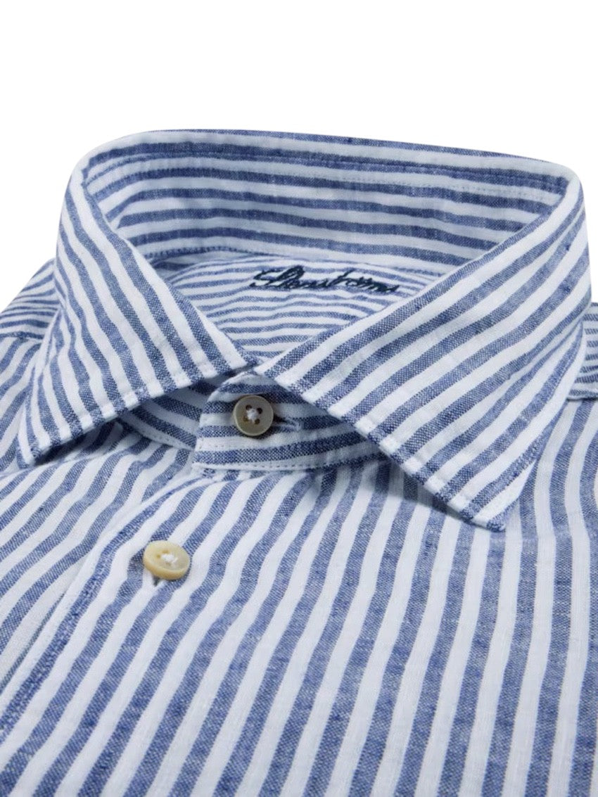 Stenstroms Men hemd lange mouwen heren marine Slimline 7747218787 182