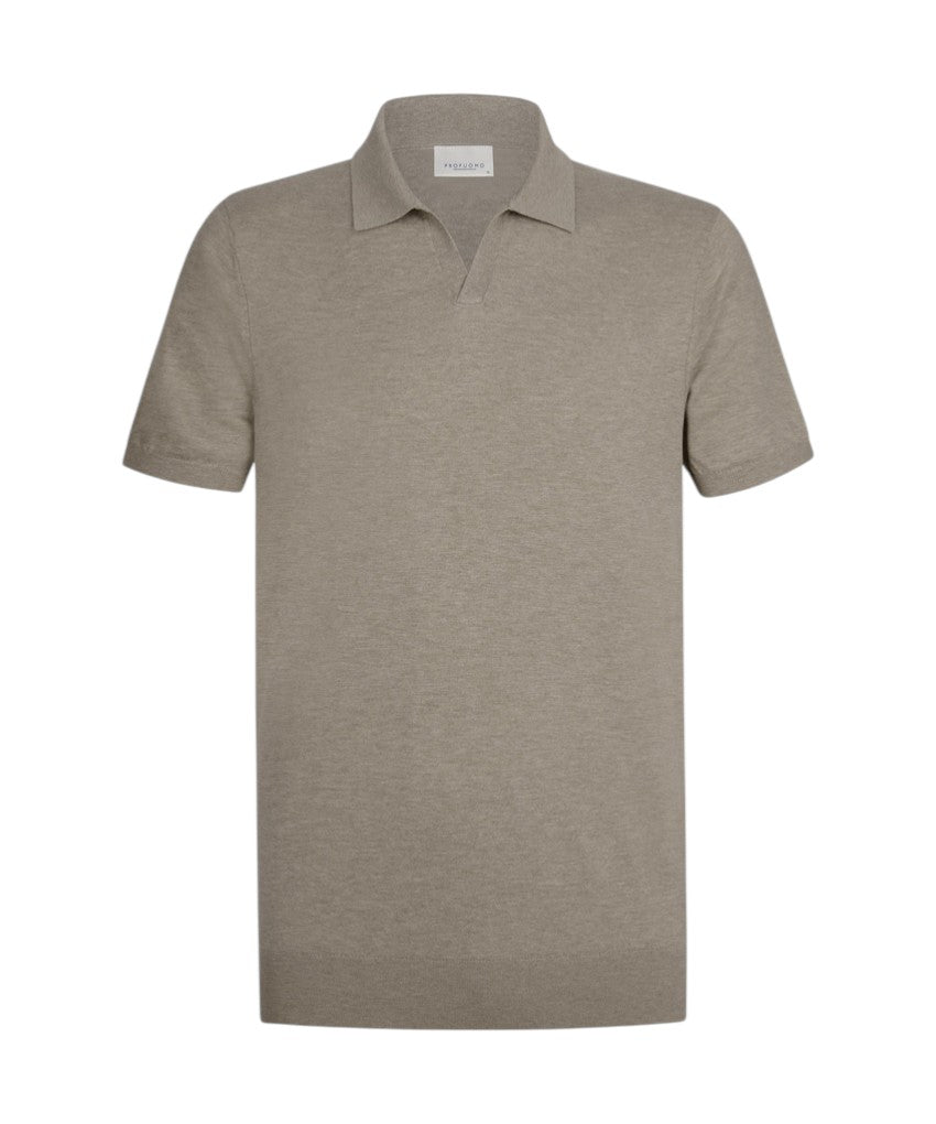 profuomo-polo-shirt-korte-mouwen-heren-beige-1