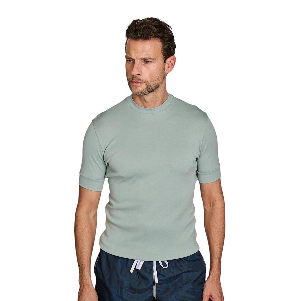 stefan-brandt-t-shirt-korte-mouwen-heren-groen-elbi-b